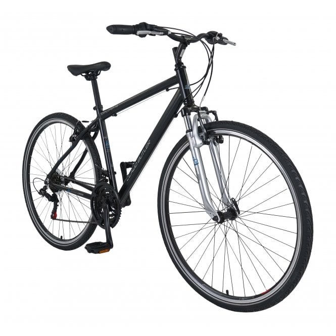 Black Hybrid Bike