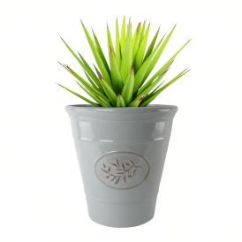 30cm Medium Round Olive Planter - Grey (14L)
