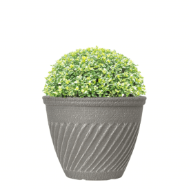 39cm Bali Planter - Distress Cedar 16"