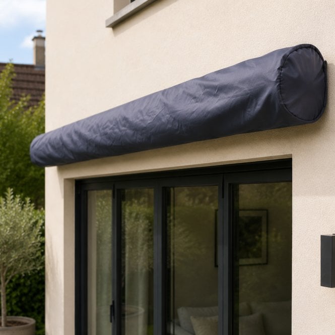 3m Waterproof Patio Canopy Shelter Protective Awning Cover - Grey