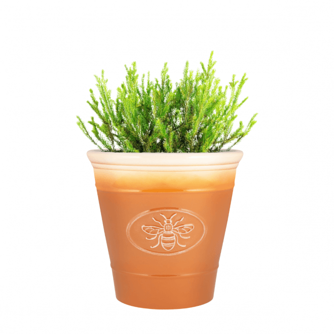 40cm Round Bee Planter - Honeycomb (34lt)