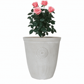 42cm Tall Somerville Planter - White (33lt)