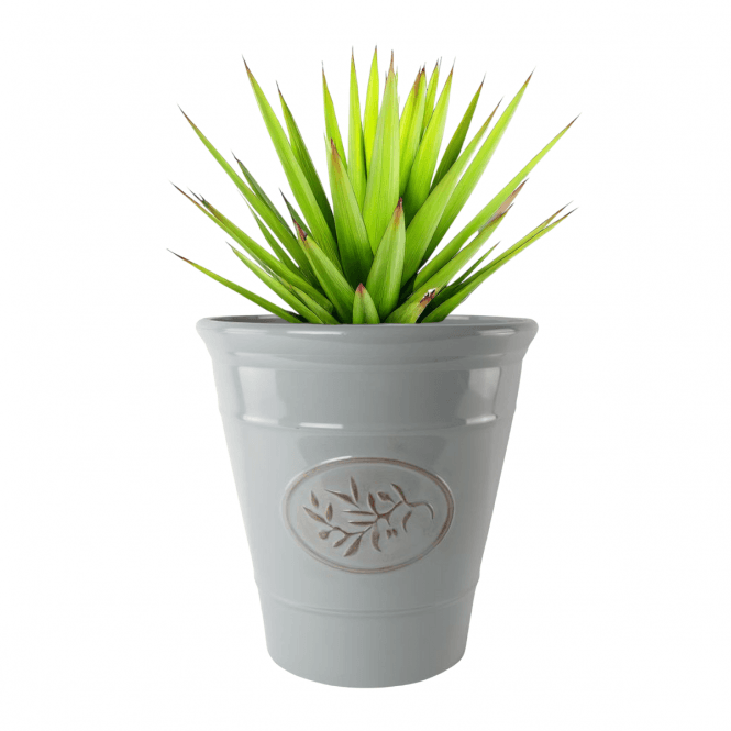55cm Round Olive Planter - Grey (75lt)