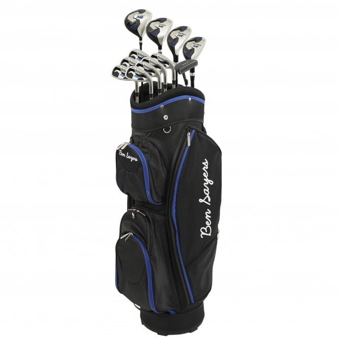  M8 13-Piece Cart Bag Golf Package Set - Graphite/Steel