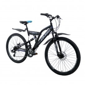 Boss Stealth 26 Inch Mountain Bike - Black/Blue