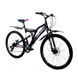 Boss Stealth 26 Inch Mountain Bike - Black/Pink