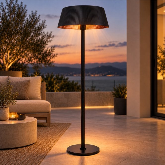 Caldo Floor Standing Outdoor Electric Patio Heater 2000w