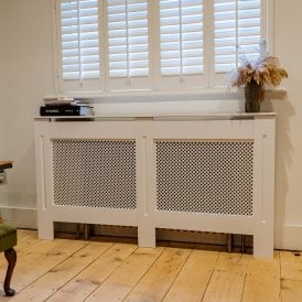 Diamond White Radiator Cover
