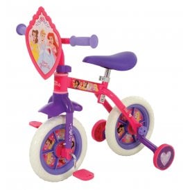 Disney Princess 2 in 1 10 Inch Training Bike