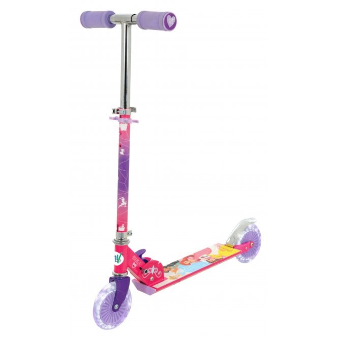  Folding Inline Scooter with Light Up Wheels