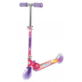 Disney Princess Folding Inline Scooter with Light Up Wheels