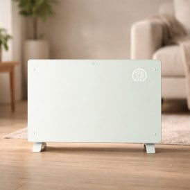 Glass Panel Smart Heater 2000W Portable Smart LED Display Radiator