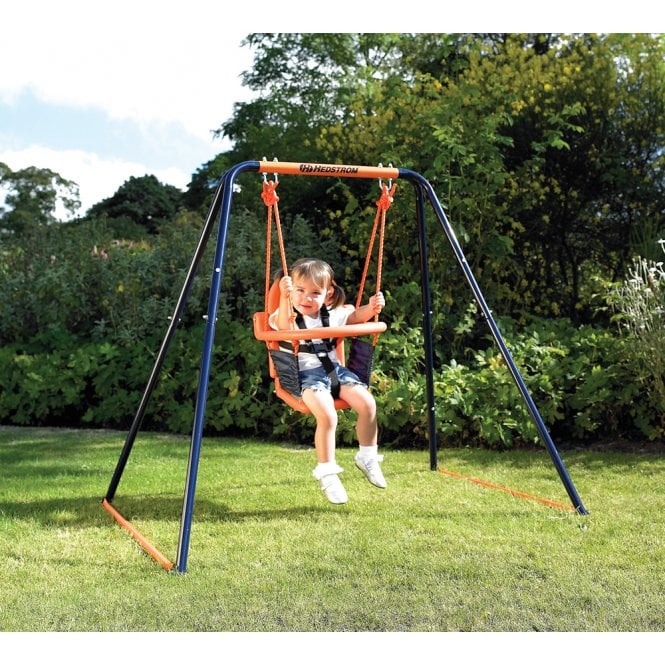 Deluxe 2-in1 Children's Garden Swing - Adjustable for Ages 6 Months to 10 years