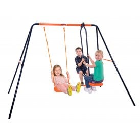 Hedstrom Venus Swing & Glider Combo Outdoor Kids Garden Play