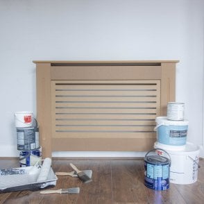 Horizontal Grill Unfinished Radiator Cover