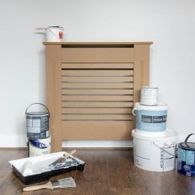 Horizontal Grill Unfinished Radiator Cover