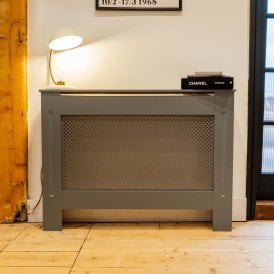 Matt Grey Diamond Radiator Cover