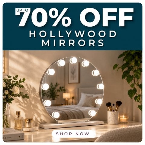 70% off hollywood mirrors