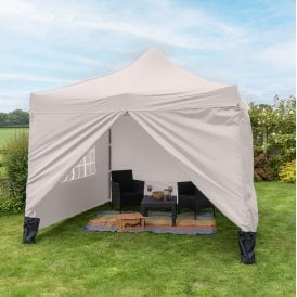 Outdoor Gazebo 3m x 3m with Sides Garden Pop-Up Tent
