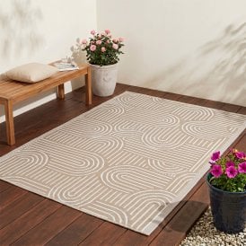 Outdoor Rug 120cm x 180cm Waterproof Anti-Slip Garden Carpet - Arch