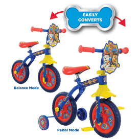Paw Patrol 2-in-1 10" Bike