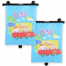 Peppa Pig Baby Car Roller Blind Sunshades (2-Pack)