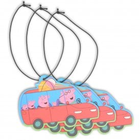 Peppa Pig Car Air Freshener (3-Pack) - Fun Character Designs