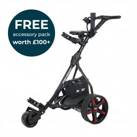 Pro Rider 36 Hole Electric Golf Trolley and Includes Accessory Pack