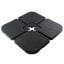 4 Pcs Locking Parasol Base Weights - Black