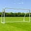 Airwave Strike Kids Garden Football Goal 8ft x 4ft (Pack of 2) - Weatherproof UPVC with Net & Pegs