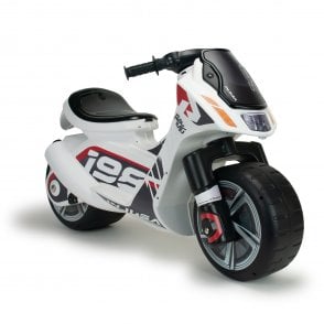 Scooter Dragon Ride-on Push-Along Kids Motorbike White