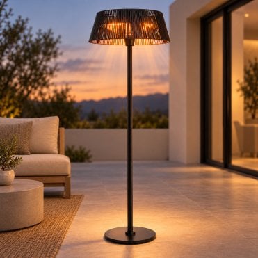 Solara Floor Standing Outdoor Electric Patio Heater 2000w