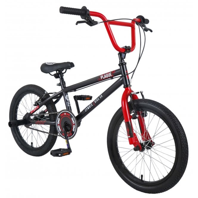 Zombie Plague Black and Red BMX Bike